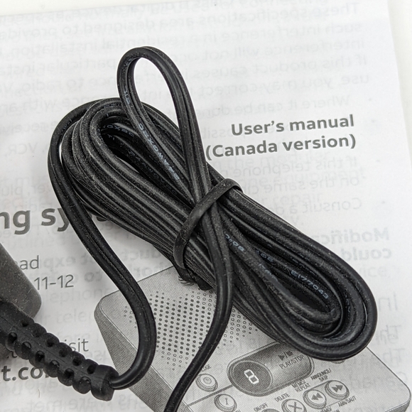 AT&T Digital Answering System With Time/Day Stamp Model 1740 - Picture 3 of 4